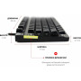 Клавиатура беспроводнаяа Motospeed GK82 Outemu Blue Ukr (mtgk82bmb) Black USB