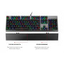 Клавиатура Motospeed CK108 Outemu Red Ukr (mtck108mr) Silver USB