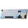Клавіатура бездротова Aula S100pro Brown Switch White/Black (6948391205755)