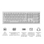 Клавіатура бездротова Keychron V6 Ultra Keychron Red Switch White RGB (V6U-F1-UA)
