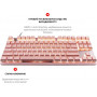Клавиатура беспроводная Motospeed GK82 Outemu Red (mtgk82pmr) Pink USB