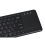 Клавиатура беспроводная 2E KT100 WL Ukr (2E-KT100WB) Black USB