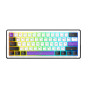 Клавіатура бездротова Hator Hellyberry HK60 Wireless White/Violet