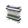 Клавіатура бездротова Hator Hellyberry HK60 Wireless White/Violet