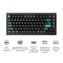 Клавіатура бездротова Keychron Q1 Ultra Keychron Red Switch Black RGB (Q1U-M1-UA)