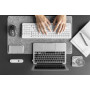 Клавиатура беспроводная 2E KS220 WL Ukr (2E-KS220WW) White USB