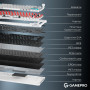 Клавіатура бездротова GamePro Asgard Yord Keychron Super Red Switch White (MK266WH)
