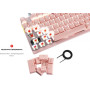 Клавиатура беспроводная Motospeed GK82 Outemu Red (mtgk82pmr) Pink USB