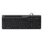 Клавиатура A4Tech Fstyler FK25 Ukr Black USB