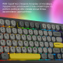 Клавіатура бездротова Ajazz AF98 Plus Black Gray Yellow (AF98-PLUS-BGY)
