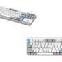 Клавіатура бездротова GamePro Asgard Ragnar Keychron Super Red Switch White (MK285WH)