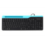 Клавиатура A4Tech Fstyler FK25 Ukr Black USB