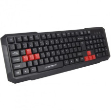 Клавиатура Esperanza EGK102 Ukr (EGK102RUA) Black/Red USB