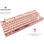 Клавиатура беспроводная Motospeed GK82 Outemu Blue (mtgk82pmb) Pink USB
