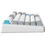 Клавіатура бездротова GamePro Asgard Ragnar Keychron Super Red Switch White (MK285WH)