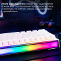 Клавіатура Ajazz NK68 Red Switch White USB-C (NK68-R-W)