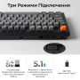 Клавіатура бездротова Keychron K10 Max Keychron Super Banana Switch Black RGB (K10M-H4-UA)