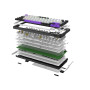 Клавіатура Hator Hellyberry HK75 White/Violet