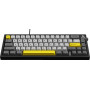 Клавіатура Ajazz AK650 Moon Yellow Switch Black USB-C (AK650-MY-GWY)