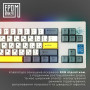 Клавіатура бездротова Epomaker Shadow-X 70% Mulan Switch Hot-Swap (2.4G/BT/USB) LCD Screen RGB UA White (SHX-W-M)