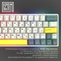 Клавіатура бездротова Epomaker EP64 60% Mulan Switch Hot-Swap (2.4G/BT/USB) RGB UA White (EP64-W-M)