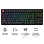 Клавіатура бездротова Keychron C3 Max Super Red Switch Black RGB (C3M-H1-UA)