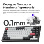 Клавіатура бездротова Keychron Q1 HE Magnetic Switch Black RGB (Q1H-M1-UA)