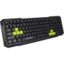 Клавиатура Esperanza EGK102 Ukr (EGK102GUA) Black/Green USB