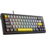 Клавіатура Ajazz AK650 Moon Yellow Switch Black USB-C (AK650-MY-GWY)