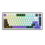 Клавіатура бездротова Hator Hellyberry HK75 Wireless White/Violet