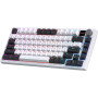 Клавіатура бездротова GamePro Asgard Valhalla QLAB Sakura Switch White With Display (MK160-W-D-QS-PRO)