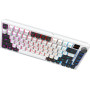 Клавіатура бездротова GamePro Asgard Valhalla QLAB Sakura Switch White With Display (MK160-W-D-QS-PRO)