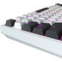 Клавіатура бездротова GamePro Asgard Valhalla QLAB Sakura Switch White With Display (MK160-W-D-QS-PRO)