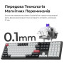 Клавіатура бездротова Keychron Q6 HE Magnetic Switch Black RGB (Q6H-M1-UA)