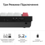 Клавіатура бездротова Keychron Q6 HE Magnetic Switch Black RGB (Q6H-M1-UA)