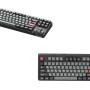 Клавіатура бездротова GamePro Asgard Ragnar Keychron Super Red Switch Black (MK285BK)