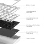 Клавіатура Dark Project ALU81 Terra Nova White (DPKB_NOVA_81_ANSI_WHITE_UA)