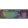 Клавіатура бездротова GamePro Asgard Drakkar Keychron Super Red Switch Black (MK305BK)