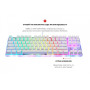 Клавиатура Motospeed K87S Outemu Red (mtk87smr) White USB