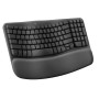 Клавiатура бездротова Logitech Wave Keys Wireless Graphite (920-012304)