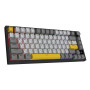 Клавіатура бездротова Ajazz AK820 Pro Flying Fish Switch Black RGB With Screen (AK820PRO-FF-BGY)