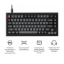Клавіатура Keychron V1 8K Keychron Super Red Switch Black RGB (V1W-D1-UA)