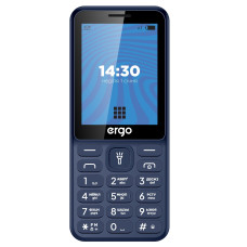 Мобiльний телефон Ergo E284 Dual Sim Blue