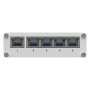 Коммутатор Teltonika TSW110 (TSW110000000) (industrial, unmanaged L2, 4xGE, 1xGE PoE in, IP30, ALU Case, 4 pin DC )