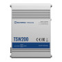 Коммутатор Teltonika TSW200 (TSW200000010) (industrial, unmanaged, 8xGE PoE+, 2xSFP, IP30, ALU Case, 2 pin industrial DC, max PoE 240W)