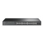Коммутатор TP-LINK TL-SL2428P (24хFE PoE+, 4хGE, 2хSFP combo, Smart)