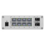 Коммутатор Teltonika TSW200 (TSW200000010) (industrial, unmanaged, 8xGE PoE+, 2xSFP, IP30, ALU Case, 2 pin industrial DC, max PoE 240W)