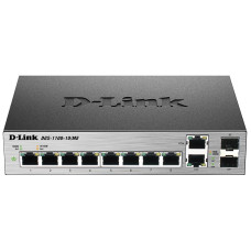 Коммутатор D-Link DGS-1100-10/ME (8*1Гбит, 2хSFP, easysmart)