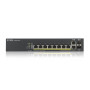 Коммутатор ZYXEL GS1920-8HPV2 (GS1920-8HPV2-EU0101F) (8xGE PoE+, 2xGE/SFP, Max PoE 130W, Smart, NebulaFlex)