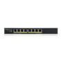Коммутатор ZyXEL GS1915-8EP (GS1915-8EP-EU0101F) (8xGE PoE+, Max PoE 60W, Smart, NebulaFlex, металл, настольный)